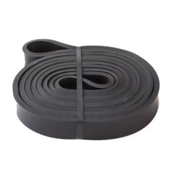 Fitnesa pretestības gumija, pelēka, 2080x4.5x102, 40.8-127 kg pretestība