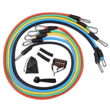 Elastīgo fitnesa vingrošanas gumiju komplekts, 1.2 m , 4.5 kg pretestība