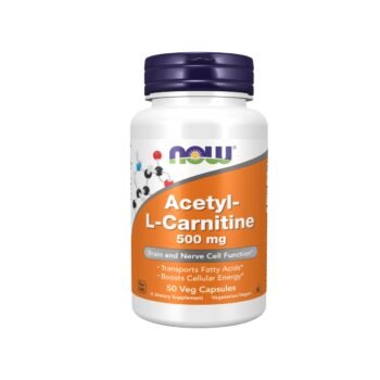 NOW Foods Acetyl-L-Carnitine, 500mg - 50 vcaps