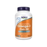 NOW Foods Omega-3 Fish Oil, Molecularly Distilled- 200 softgels
