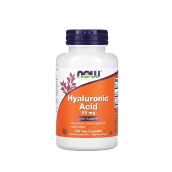 Hyaluronic Acid with MSM, 50mg - 120 vcaps