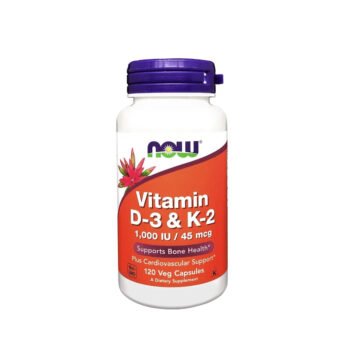 Vitamin D-3 & K-2 - 120 vcaps