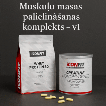 Muskuļu masas palielināšanas komplekts - v1