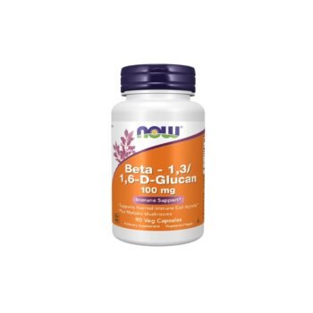 NOW FOODSBeta - 1, 3/1, 6-D-Glucan imunitātei, 90 kapsulas