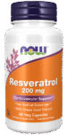 Resveratrols (Resveratrol), 200mg - 60 kapsulas, NOW FOODS