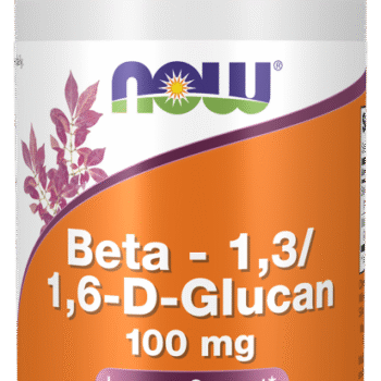 NOW FOODSBeta - 1, 3/1, 6-D-Glucan imunitātei, 90 kapsulas