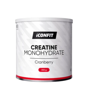ICONFIT Mikronizēts Kreatīna Monohidrāts (Creatine MONOHYDRATE), 300 g ar dzērveņu garšu