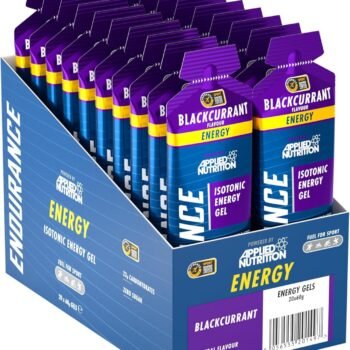 Applied Nutrition Endurance Sprint izotoniskais enerģijas gels (Isotonic Energy Gel) + kofeīns, upeņu - 20 x 60 gr