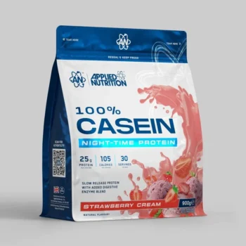 Applied Nutrition kazeīna proteīns (casein protein), zemeņu garša - 900 gr