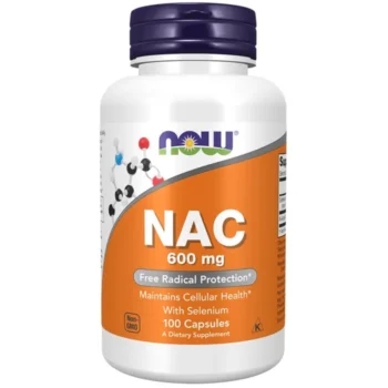 NOW Foods NAC ar selēnu, 600mg - 100 kapsulas