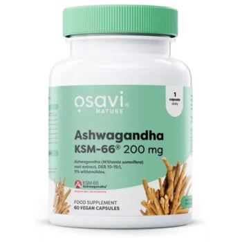 Osavi Ašvaganda KSM-66 (Ashwagandha KSM-66), 200mg - 60 kapsulas