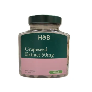 Holland & Barrett vīnogu kauliņu ekstrakts (grapeseed extract), 50mg - 90 kapsulas