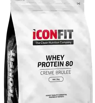 ICONFIT Whey Protein 80, creme brule garša – 1 kg